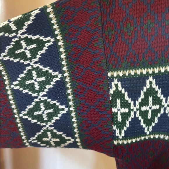 Vintage Windridge Geometric Nordic Sweater – Made in Korea – M (Oversized) - Picture 4 of 7